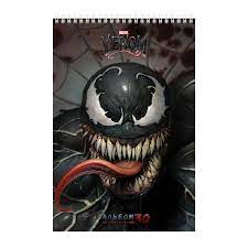 купить АЛЬБОМ для рисования 30л А4ф перфорация на отрыв на спирали 5 диз.в блоке серия  -Venom- Человек-паук ( MARVEL)