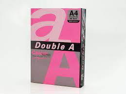 купить Бумага офисная "Double A" 75гр А4 500л Neon Pink