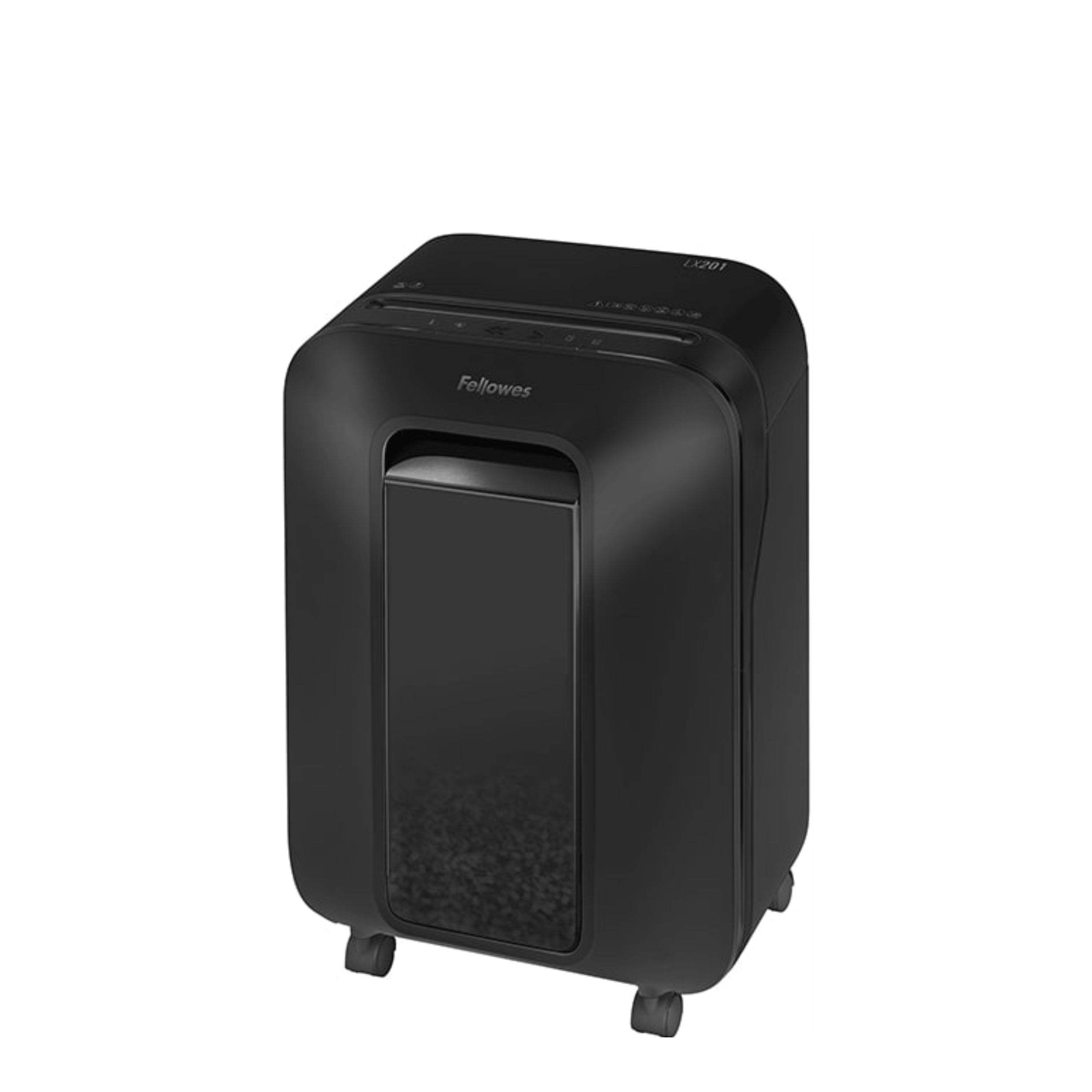 купить Шредер Fellowes® Powershred® LX201, черный, DIN P-5, 2х12 мм, 12 лст., 22 лтр, Jam Proof™, SafeSense