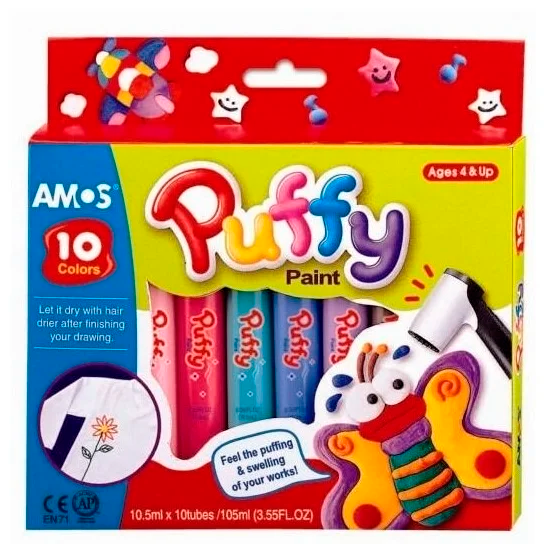 купить Краски детские художественные AMOS (10 шт)