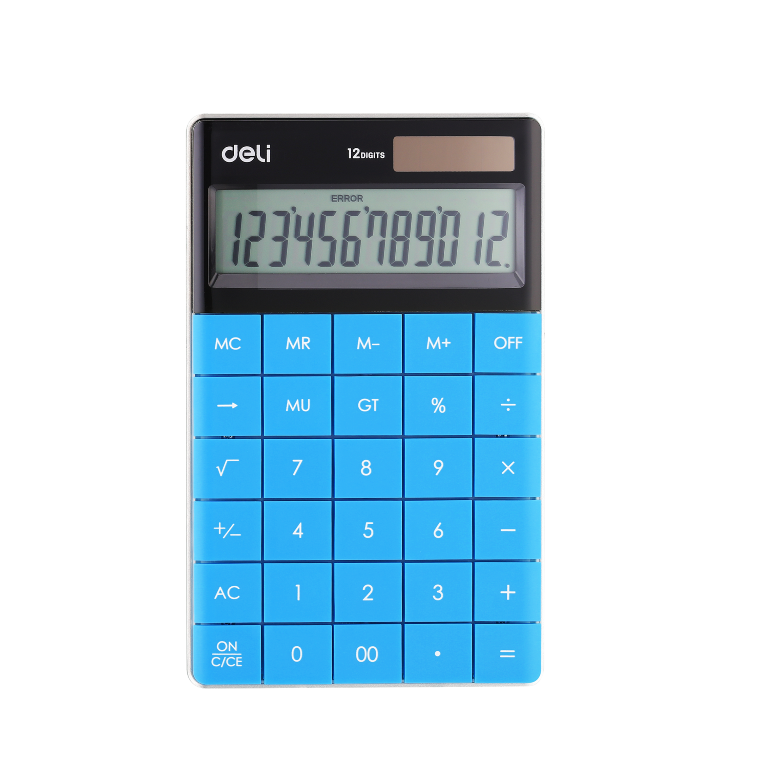 купить Калькулятор, 12 цифр, "Deli" E1589 ( син)